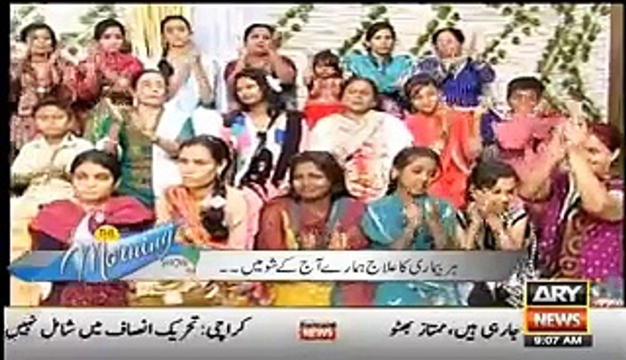 See What Sanam Baloch is Showing in a Live Morning Show