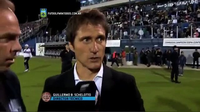 Barros Schelotto: Estábamos para más . Gimnasia 1 - Lanús 2. Liguilla Pre Sudamericana 2015. FPT