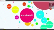 AGARIO TROLLING WITH SPAWNER EATING TEAM IN EXPERIMENTAL MODE Agar.io Funny Moments!