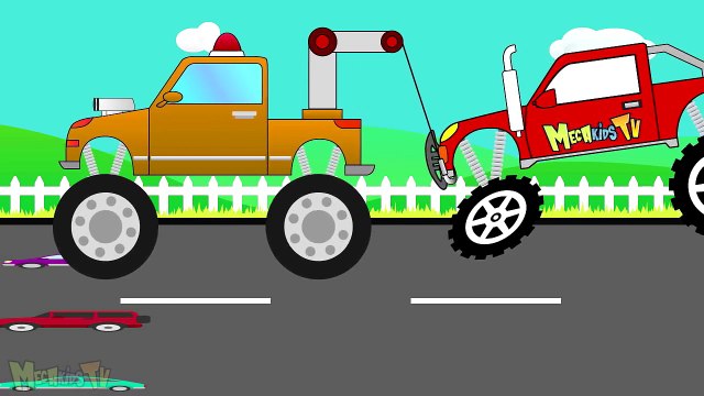 Trucks Compilation - Monster Trucks For Children - Mega Kids Tv