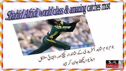 Shahid Afridi best catches