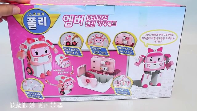 Đồ chơi Robocar Poli cho bé chơi trò chơi bác sĩ khám bệnh cho xe ô tô