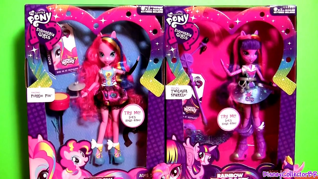 MLP Singing Twilight Sparkle Doll & Singing Pinkie Pie Doll My Little Pony Girls by Disney