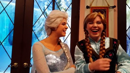 ELSA REVEALS NEW ICE POWER TRAITS  Disneyland CA