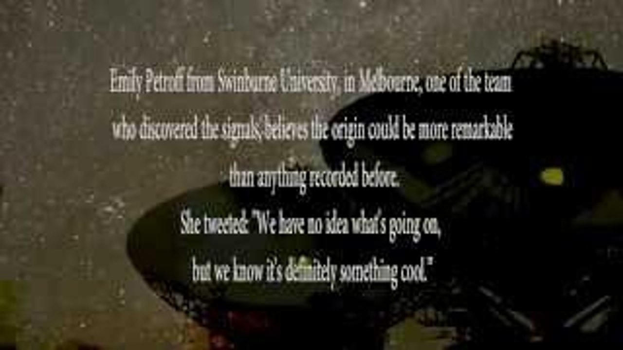 WOW Alien CONTACT! Scientist PICK UP Radio Signals From Distant Galaxy!? UFO Sightings