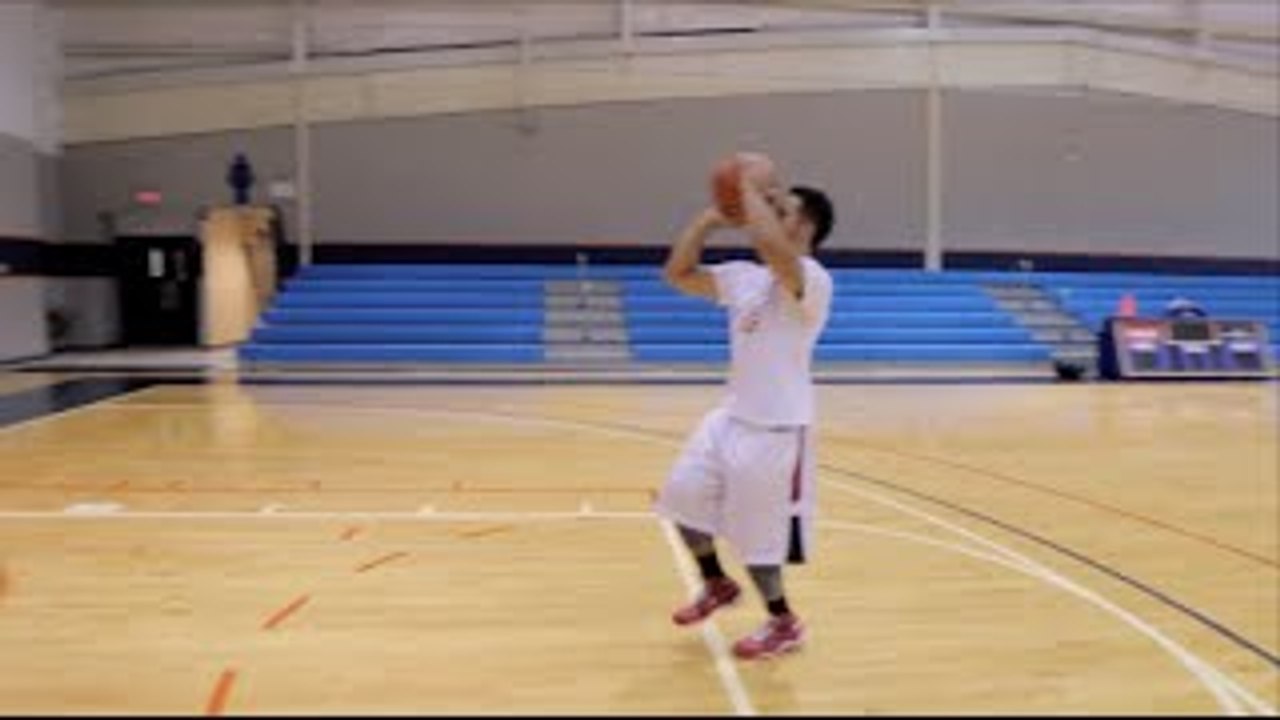 How To: Shoot A Basketball! (Balance & Release Shooting Drill)