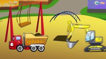 ✔ Truck with Tractor and Excavator autumn cleaning. Cartoons Compilation for kids / 55 Episode ✔