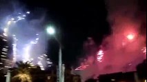 Dubai Fireworks Burj Khalifa happy new year 2016  HD
