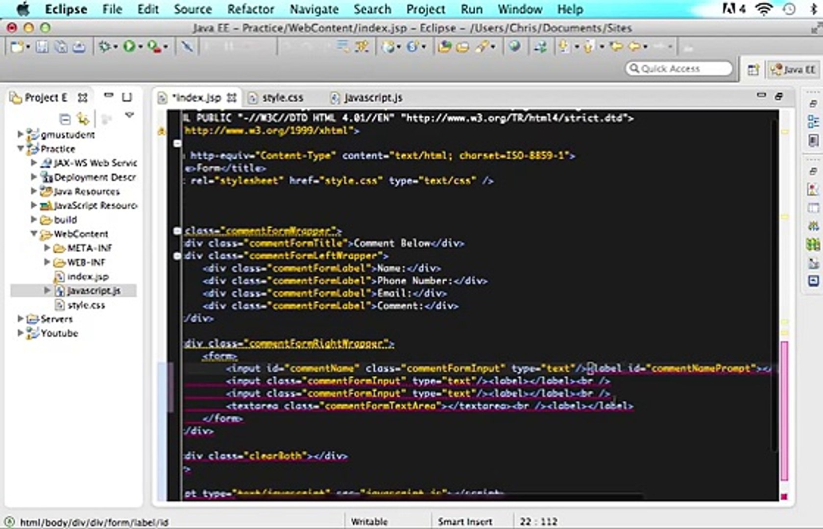 ⁣Javascript & Regex Form Validation - P2 - Validate Name - Part 1 - PlayIt.pk