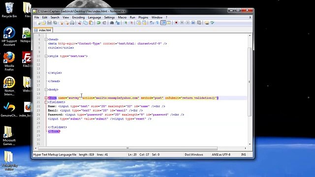 Javascript Project 1 - Simple Form Validation (Part 1) - PlayIt.pk