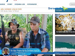 Pertama Kali Din Minimi Unjuk Diri di Tempat Persembunyiannya