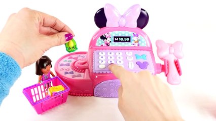 Minnie Mouse BowTique Cash Register Barbie Shopkins Dora The Explorer Doc McStuffins Shopp