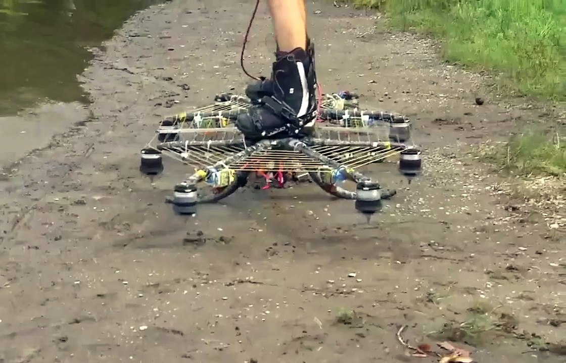 A canadian has invented a hoverboard that actually flies