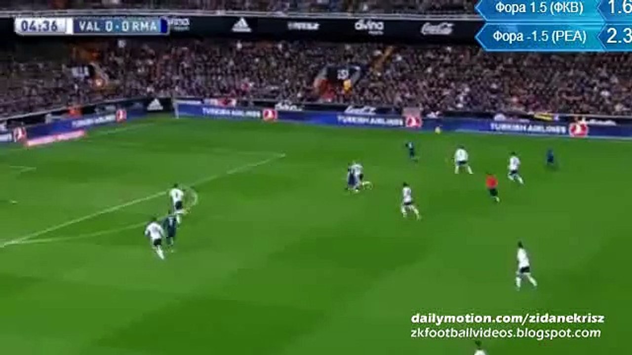 Danilo Big Chance - Valencia v. Real Madrid 03.01.2016 HD