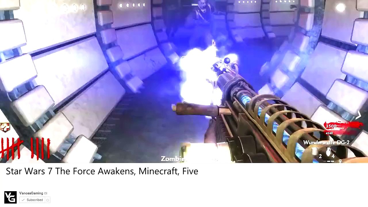 Cod Zombies Funny Moments - Star Wars 7, Minecraft, FNAF, BO3, Vine, Prank!