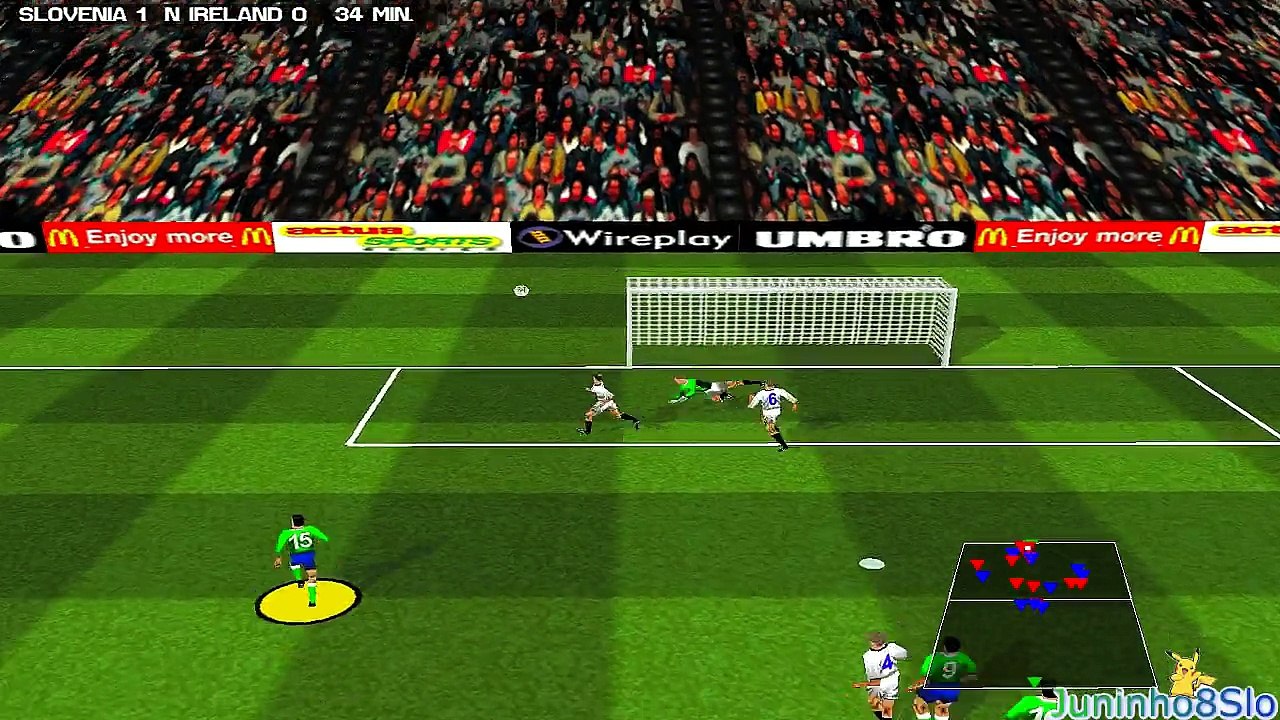 Actua Soccer 2-Slovenia vs Northen Ireland-Game 56