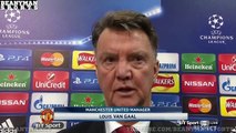 Manchester United 0 0 PSV Eindhoven Louis van Gaal Post Match Interview