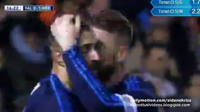 Karim Benzema GOAL - Valencia 0 - 1 Real Madrid 03.01.2016 HD