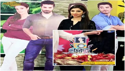 Mahira Khan Pre Birthday Celebration in Sanam Baloch Morning Show