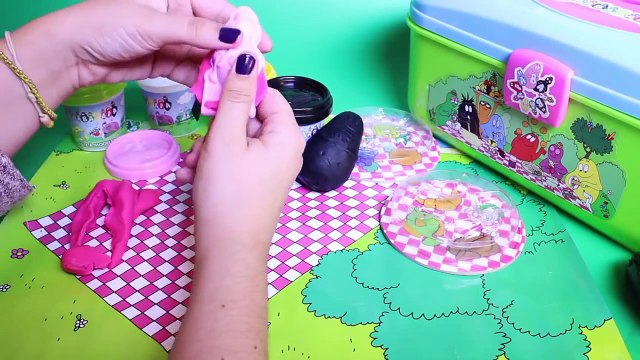 Play Doh Barbapapa Molds and Shapes Carry Case Play Dough Picnic Set Barbapapá Barbapapa Family