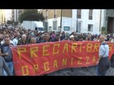 Napoli - I precari Bros e Banchi Nuovi tornano a scioperare (19.11.15)