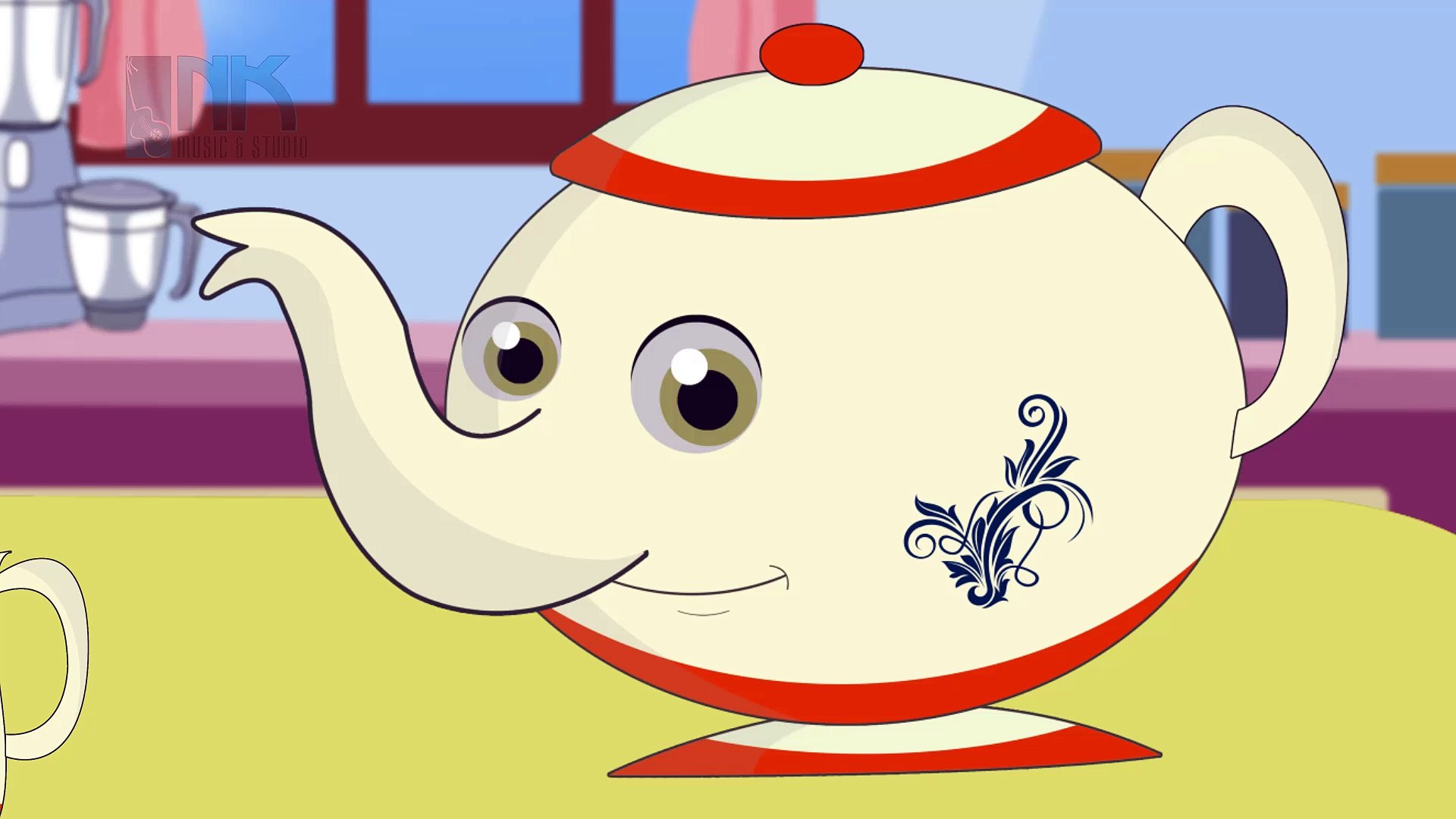 Cartoon Animation Nursery Rhyme With Lyrics | I Am Little Teapot | Kids Song  - video Dailymotion