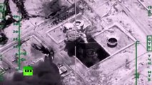 Combat cam: Massive bombardment of ISIS oil refineries, tankers by Russian warplanes