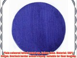 Homescapes Large Blue Round Cotton Tufted Rug 150 cm Circular Children Room Nursery or Interior