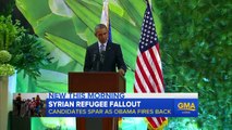 Obama Mocks GOP Remarks on Refugees