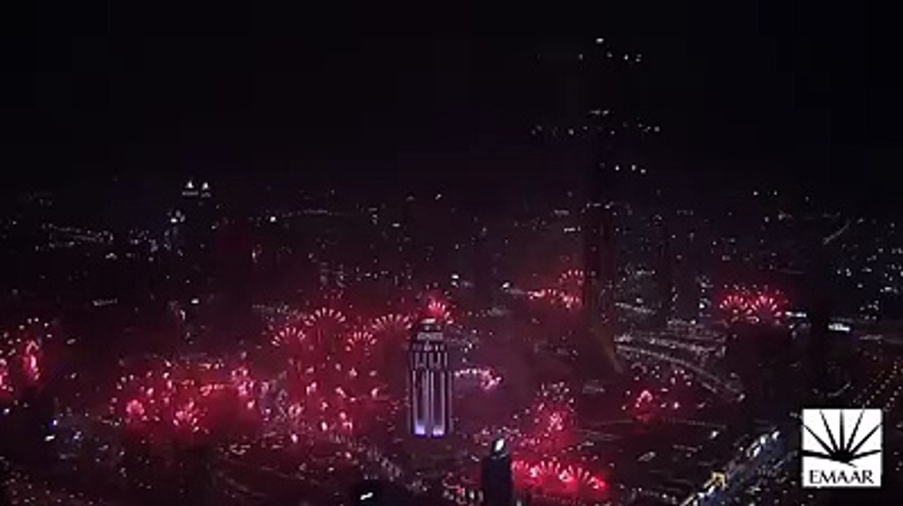 Official Burj Khalifa, Downtown Dubai 2018 New Year's Eve Highlights Video