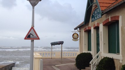 Coup de vent sur la corniche vendéenne