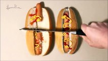 Découvrez pourquoi on ne peut pas couper ce Hot Dog