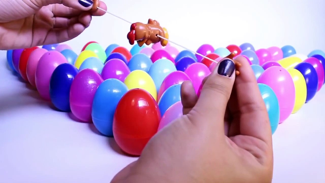 Surprise Eggs Peppa Pig Spiderman Mickey Mouse Pocoyo Cars 2 Play Doh Eggs Huevos Sorpresa