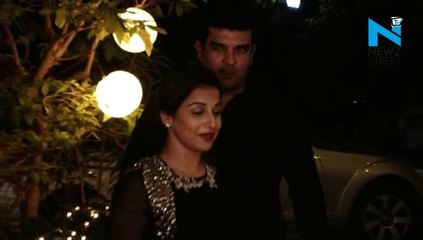 Vidya Balan is happily back from the hospital