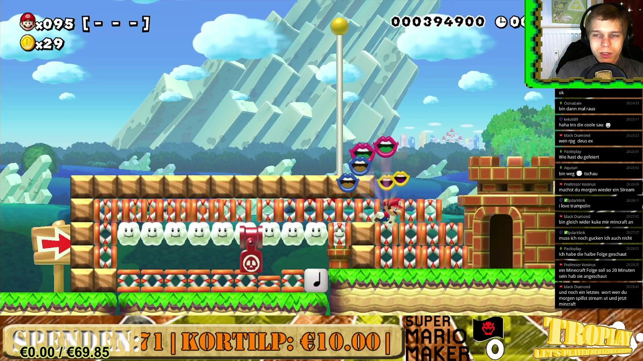 Super Mario Maker 100-Mario-Herausforderungen ★ Live Stream ★ 01.01.2016