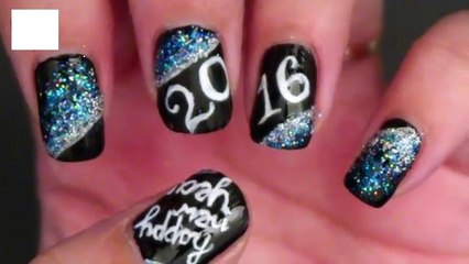 Nail art - Happy New Year 2016 ✩