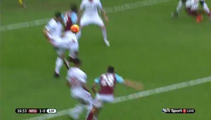Slow-mo of Lanzini AMAZING shot