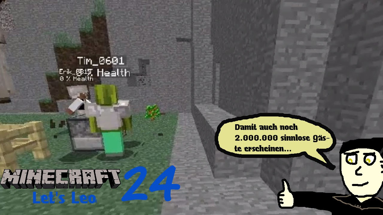 Minecraft Let's Leo 24: Apokalypse - Teil 4 (Feat. Tim und Erik Jansen)