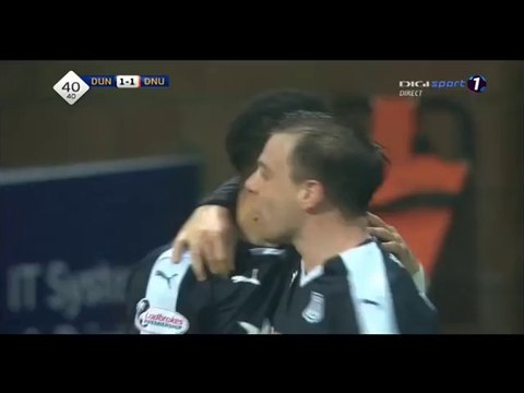 1-1 Kane Hemmings Goal - Scotland Premiership - 02.01.2016, Dundee FC 1-1 Dundee United