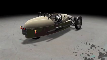 Morgan 3 Wheeler trailer (Motorsport)