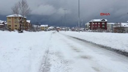 Bartın'da Kar Hayatı Felç Etti