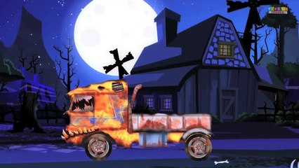 Cars Finger Family | Scary Vehicles | Halloween special