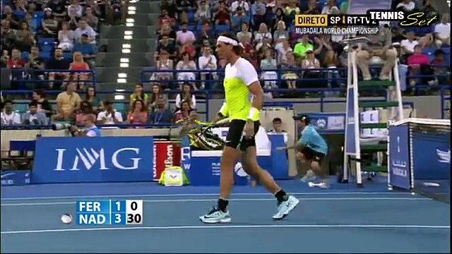 Rafael Nadal vs David Ferrer Highlights HD Mubadala ABU DHABI 2016
