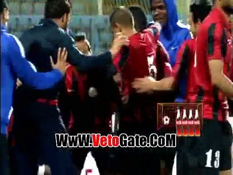 عامر صبرى يتقدم بالهدف الاول الداخليه فى المصرى