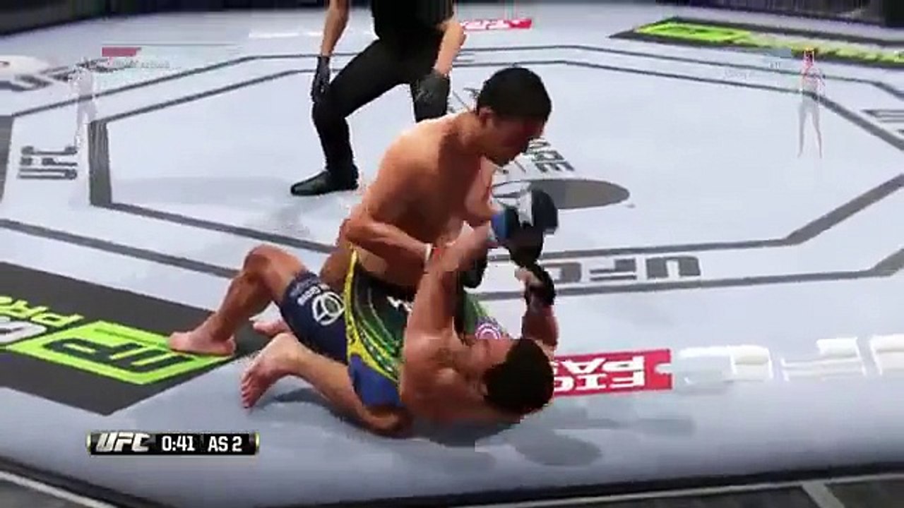 Lyoto Machida VS Luke Rockhold - UFC on Fox 15 - FULL FIGTH (EA sport UFC simulation gameplay)