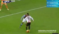 Jermain Defoe Goal Sunderland 2-1 Aston Villa Premier LEague