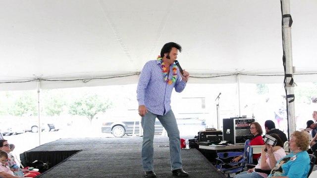 Andy Svrcek sings 'Fever' Elvis Week 2014