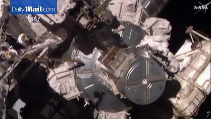 Scott Kelly and Timothy Kopta fix stalled rail car