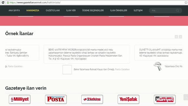 Gazete ilan Ver - gazeteilanvermek.com