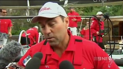 Wild weather in the Sydney to Hobart forces Wild Oats out